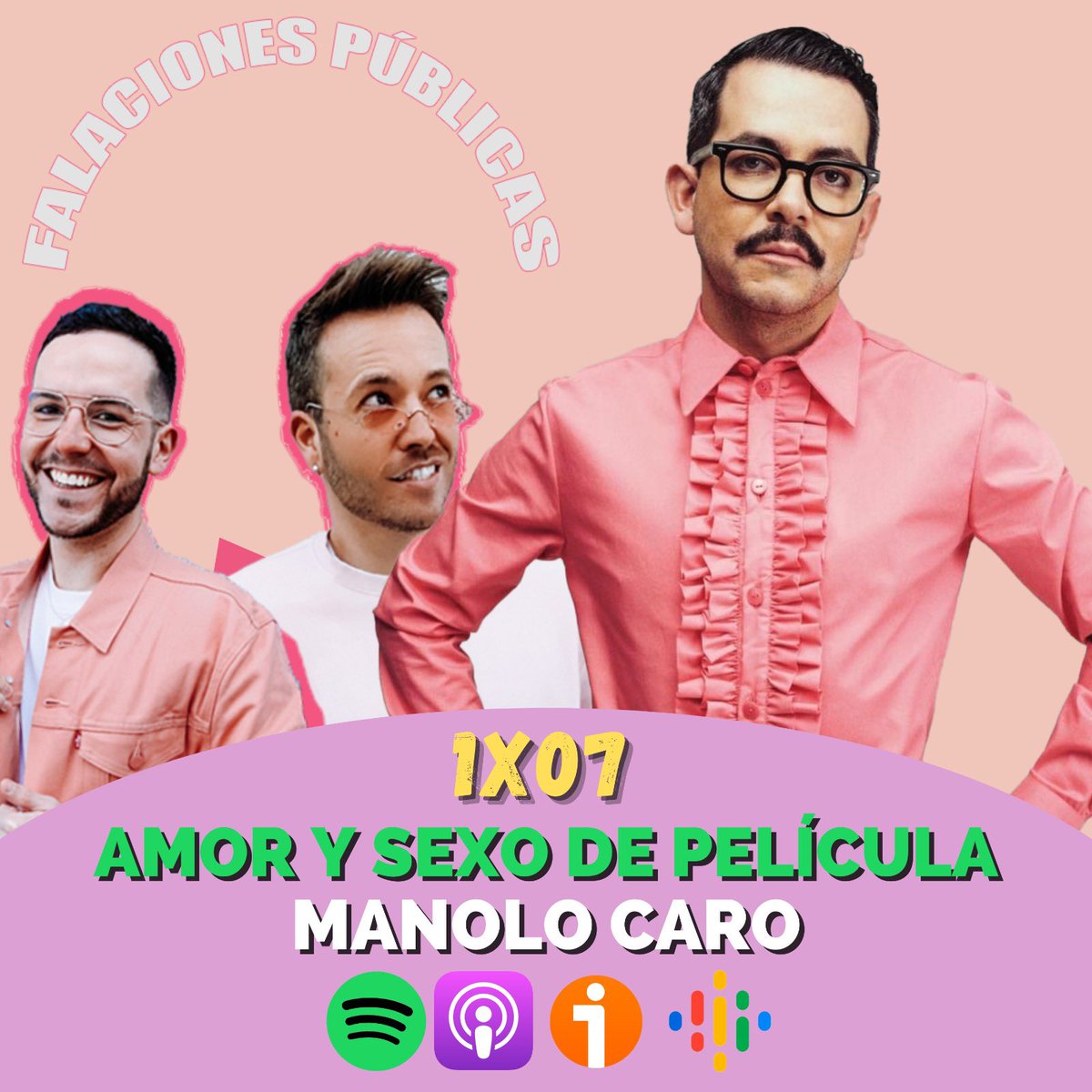 Nuevo programa de #FalacionesPúblicas con el director mexicano <a href="/ManoloCaroS/">Manolo Caro</a> 

¡No nos puede gustar más, <a href="/OscarRepo/">Óscar Repo</a>! 

🎙Escucha el podcast 👉🏽 spoti.fi/3OOO2Xy