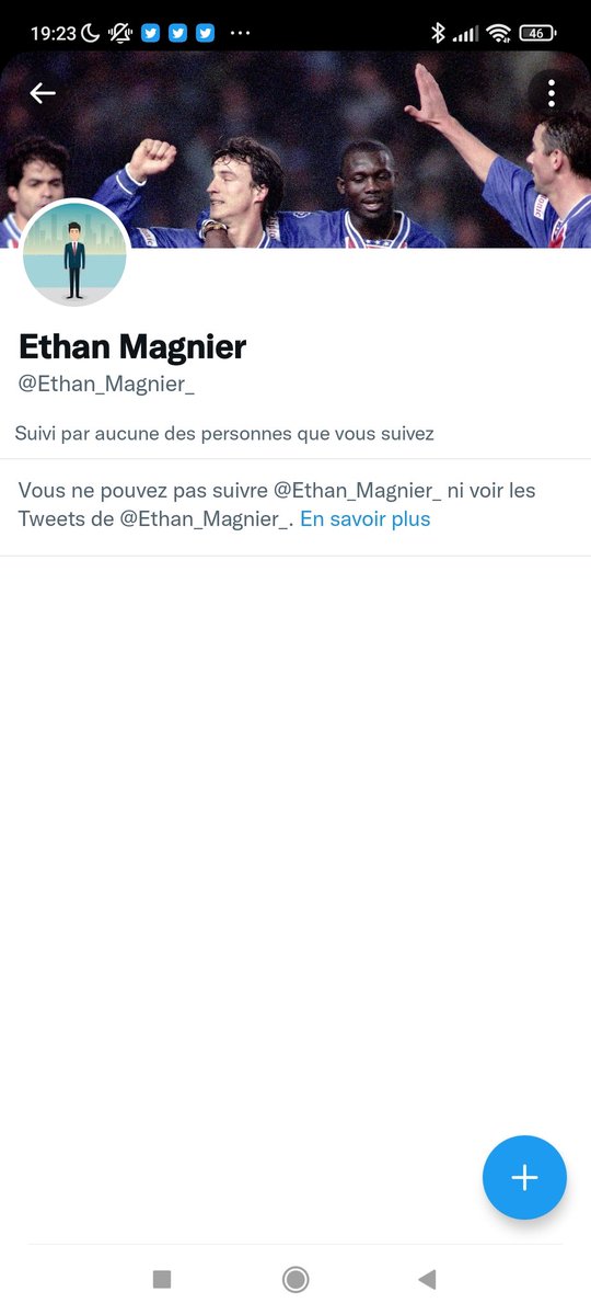 Generations8090's tweet photo. @Ethan_Magnier_ @YahooSportFR @RCLens @pgoguet Ile dit bouffon je t'ai pas bloqué en message privé. Même pas le temps de répondre.... https://t.co/4g8SFuAkrO