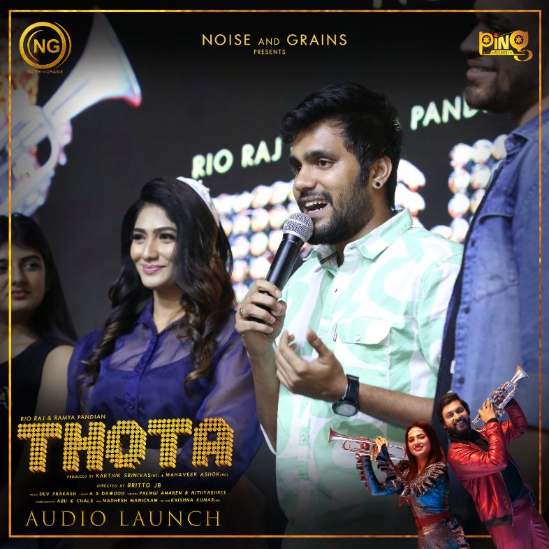 PiNG Records (@pingrecords) on Twitter photo #THOTA Music video Streaming now 🥳
Song ▶️ bit.ly/3vOPoJn
Stay tuned with @Pingrecords <a href="/noiseandgrains/">Noise And Grains</a>
<a href="/Premgiamaren/">PREMGI</a> <a href="/nithyaatweets/">Nithyashreeofficial</a> <a href="/rio_raj/">Rio raj</a> <a href="/iamramyapandian/">SriRamya Paandiyan</a> <a href="/brittoguru/">Britto JB</a> <a href="/karya2000/">Karthik Srinivas</a> <a href="/itisveer/">Mahaveer</a> @devprakashregan @krishna1080p <a href="/madheshmanickam/">madheshmanickam</a> <a href="/SAMSONCHARLESR/">charles rayappan</a>
<a href="/onlynikil/">Nikil Murukan</a> #THOTA Music video Streaming now 🥳
Song ▶️ bit.ly/3vOPoJn
Stay tuned with @Pingrecords <a href="/noiseandgrains/">Noise And Grains</a>
<a href="/Premgiamaren/">PREMGI</a> <a href="/nithyaatweets/">Nithyashreeofficial</a> <a href="/rio_raj/">Rio raj</a> <a href="/iamramyapandian/">SriRamya Paandiyan</a> <a href="/brittoguru/">Britto JB</a> <a href="/karya2000/">Karthik Srinivas</a> <a href="/itisveer/">Mahaveer</a> @devprakashregan @krishna1080p <a href="/madheshmanickam/">madheshmanickam</a> <a href="/SAMSONCHARLESR/">charles rayappan</a>
<a href="/onlynikil/">Nikil Murukan</a>