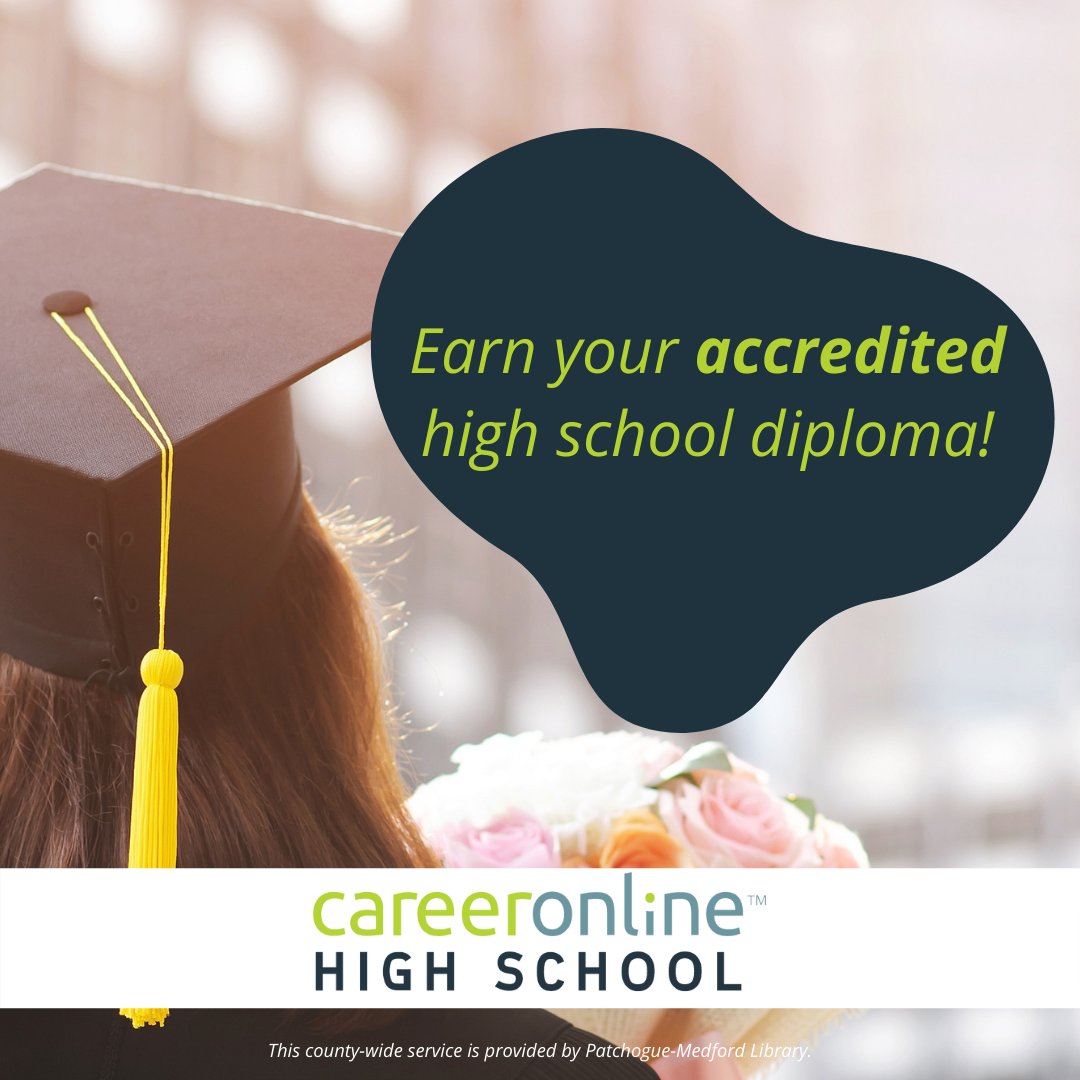 Riverhead Free Library (@rivfreelibrary) on Twitter photo Earn your accredited high school diploma or career certificate at any stage of your life!
<a href="/livebrary/">Livebrary | Suffolk County Library System</a> <a href="/pmlib/">Patchogue-Medford Library</a> @smarthorizonshs Earn your accredited high school diploma or career certificate at any stage of your life!
<a href="/livebrary/">Livebrary | Suffolk County Library System</a> <a href="/pmlib/">Patchogue-Medford Library</a> @smarthorizonshs