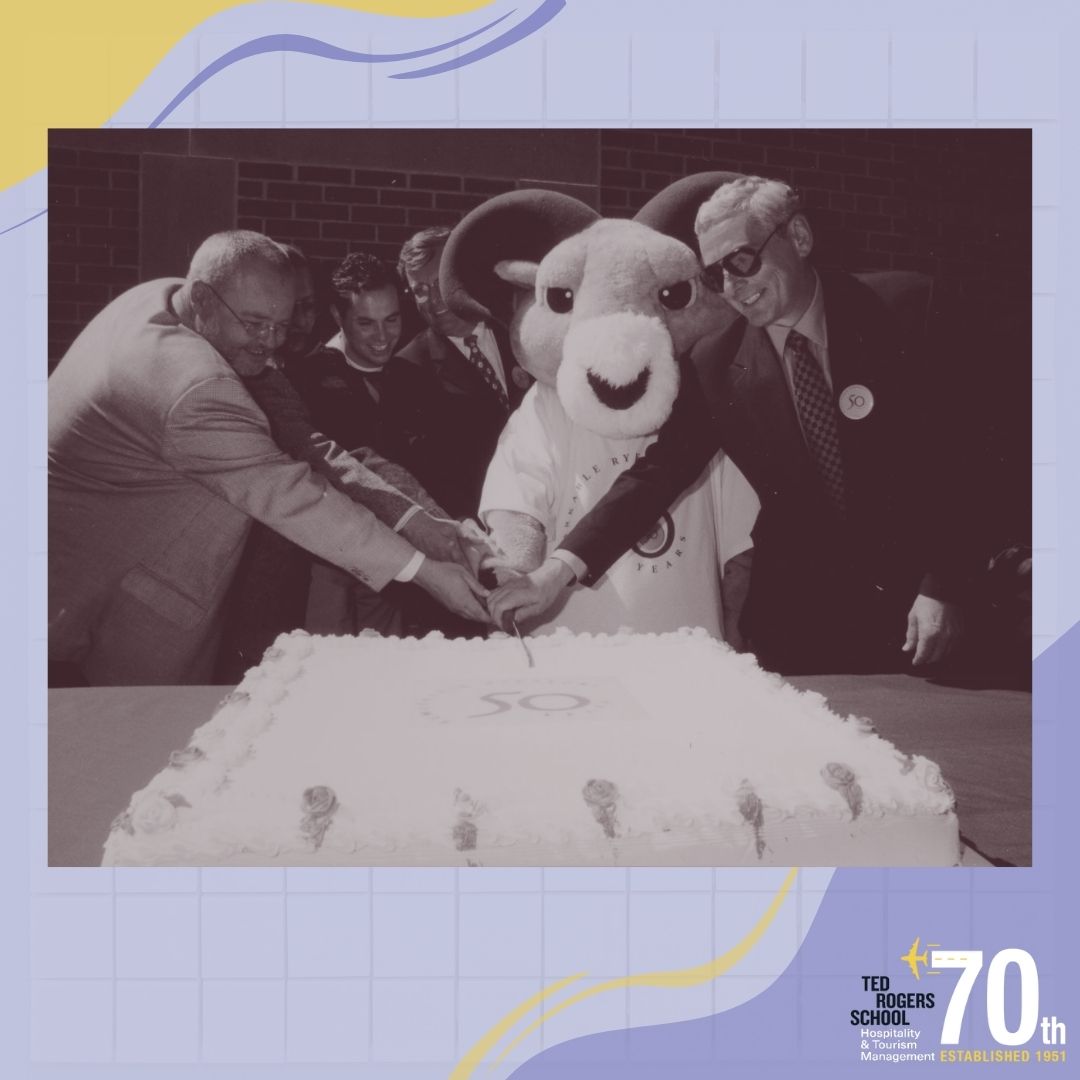 THEMTorontoMet's tweet photo. During the 90's, Ryerson @torontomet gained official university status, our school moved to the International Living and Learning Centre (former Ibis Hotel), and our Centre for Tourism Studies got reactivated, which now operates as @HTMResearch #HTMCelebrates70 #the90s https://t.co/KCpVDUWdyr