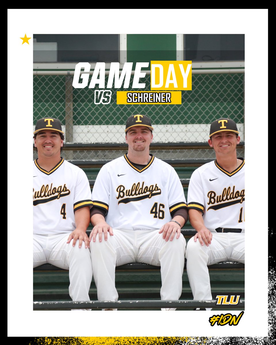 tluathletics's tweet photo. Leave no doubt.

🆚: Schreiner
⏰: 12 PM/ 3 PM
🏟: Katt-Isbel Field
📍: Seguin, Texas
💻/📊: https://t.co/6PX521yfik

#IDN | #TLUBaseball | #ThankYouSeniors https://t.co/72xn2MgQV9
