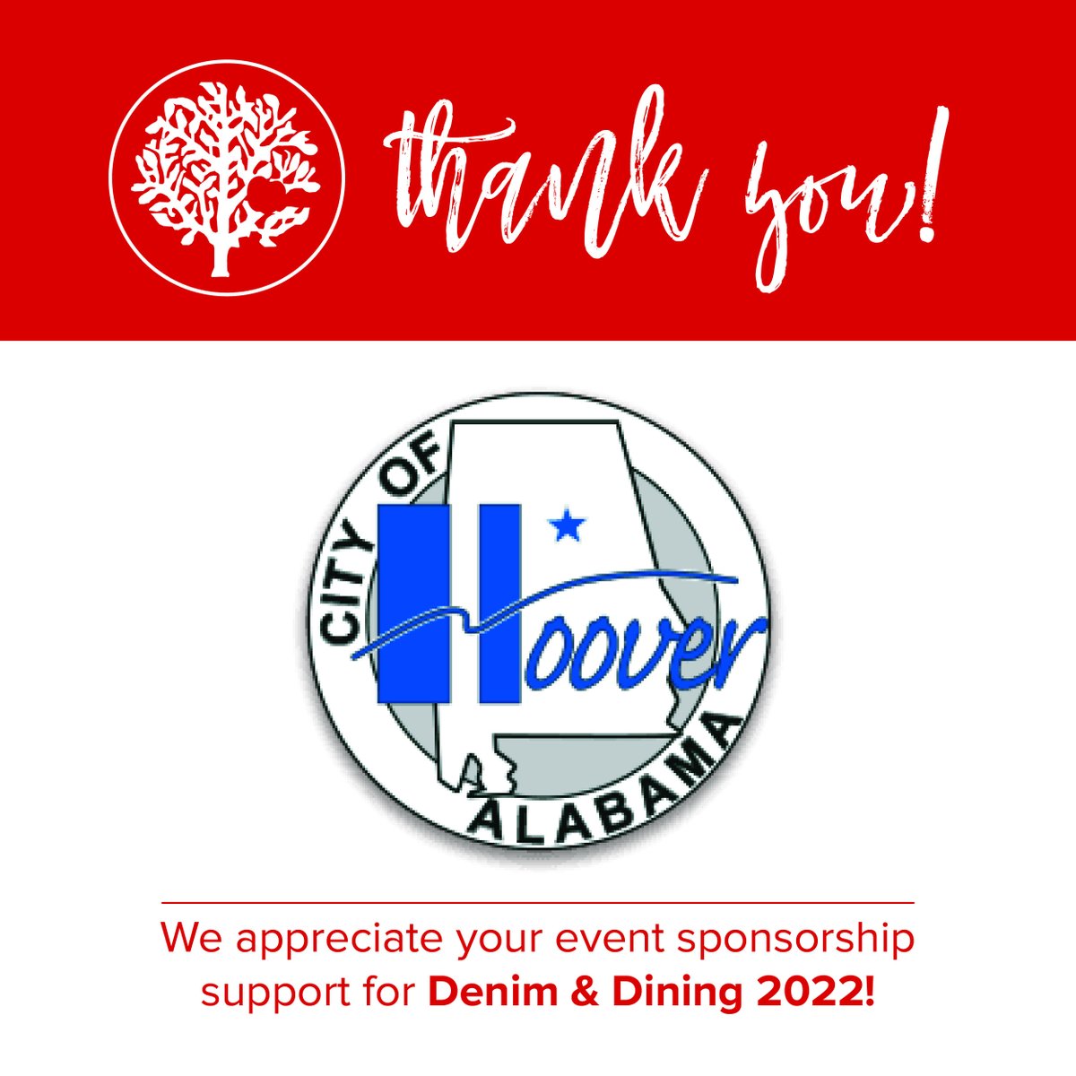 HooverCSF's tweet photo. Thanks to everyone who made Denim and Dining a success last night! We couldn't do any of our work without the support of the city of Hoover, a Scholars Circle Platinum sponsor. We appreciate you! #hoovercsf #cityofhoover #partnersineducation https://t.co/fO25vOFWhp