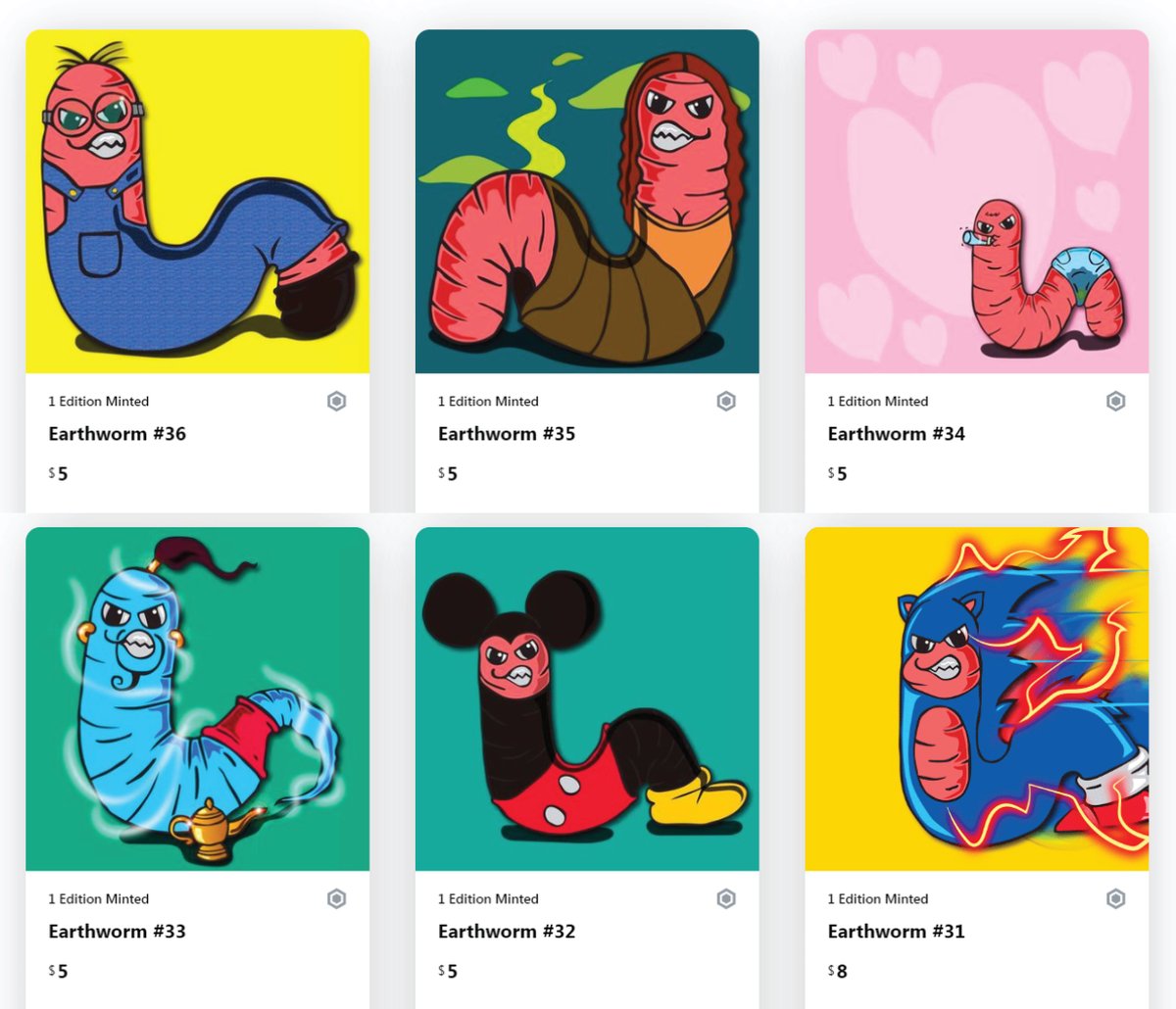 🪱New Drop Misbehave Earthworm🪱
Misbehave Earthworm...
One day I went into the garden to water my crops. I met a lot of bad earthworms...
1/1
$5 $8
⬇️
crypto.com/nft/collection…

#NFT #Cryptocom