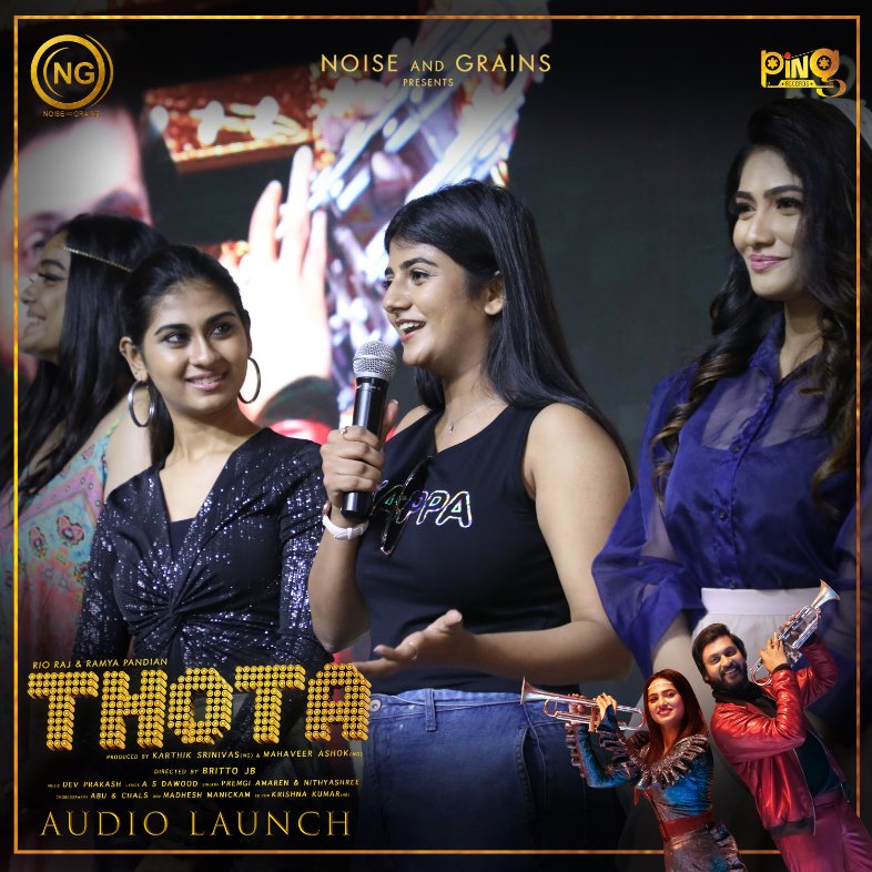 PiNG Records (@pingrecords) on Twitter photo #THOTA Music video Streaming now 🥳
Song ▶️ bit.ly/3vOPoJn
Stay tuned with @Pingrecords <a href="/noiseandgrains/">Noise And Grains</a>
<a href="/Premgiamaren/">PREMGI</a> <a href="/nithyaatweets/">Nithyashreeofficial</a> <a href="/rio_raj/">Rio raj</a> <a href="/iamramyapandian/">SriRamya Paandiyan</a> <a href="/brittoguru/">Britto JB</a> <a href="/karya2000/">Karthik Srinivas</a> <a href="/itisveer/">Mahaveer</a> @devprakashregan @krishna1080p <a href="/madheshmanickam/">madheshmanickam</a> <a href="/SAMSONCHARLESR/">charles rayappan</a>
<a href="/onlynikil/">Nikil Murukan</a> #THOTA Music video Streaming now 🥳
Song ▶️ bit.ly/3vOPoJn
Stay tuned with @Pingrecords <a href="/noiseandgrains/">Noise And Grains</a>
<a href="/Premgiamaren/">PREMGI</a> <a href="/nithyaatweets/">Nithyashreeofficial</a> <a href="/rio_raj/">Rio raj</a> <a href="/iamramyapandian/">SriRamya Paandiyan</a> <a href="/brittoguru/">Britto JB</a> <a href="/karya2000/">Karthik Srinivas</a> <a href="/itisveer/">Mahaveer</a> @devprakashregan @krishna1080p <a href="/madheshmanickam/">madheshmanickam</a> <a href="/SAMSONCHARLESR/">charles rayappan</a>
<a href="/onlynikil/">Nikil Murukan</a>