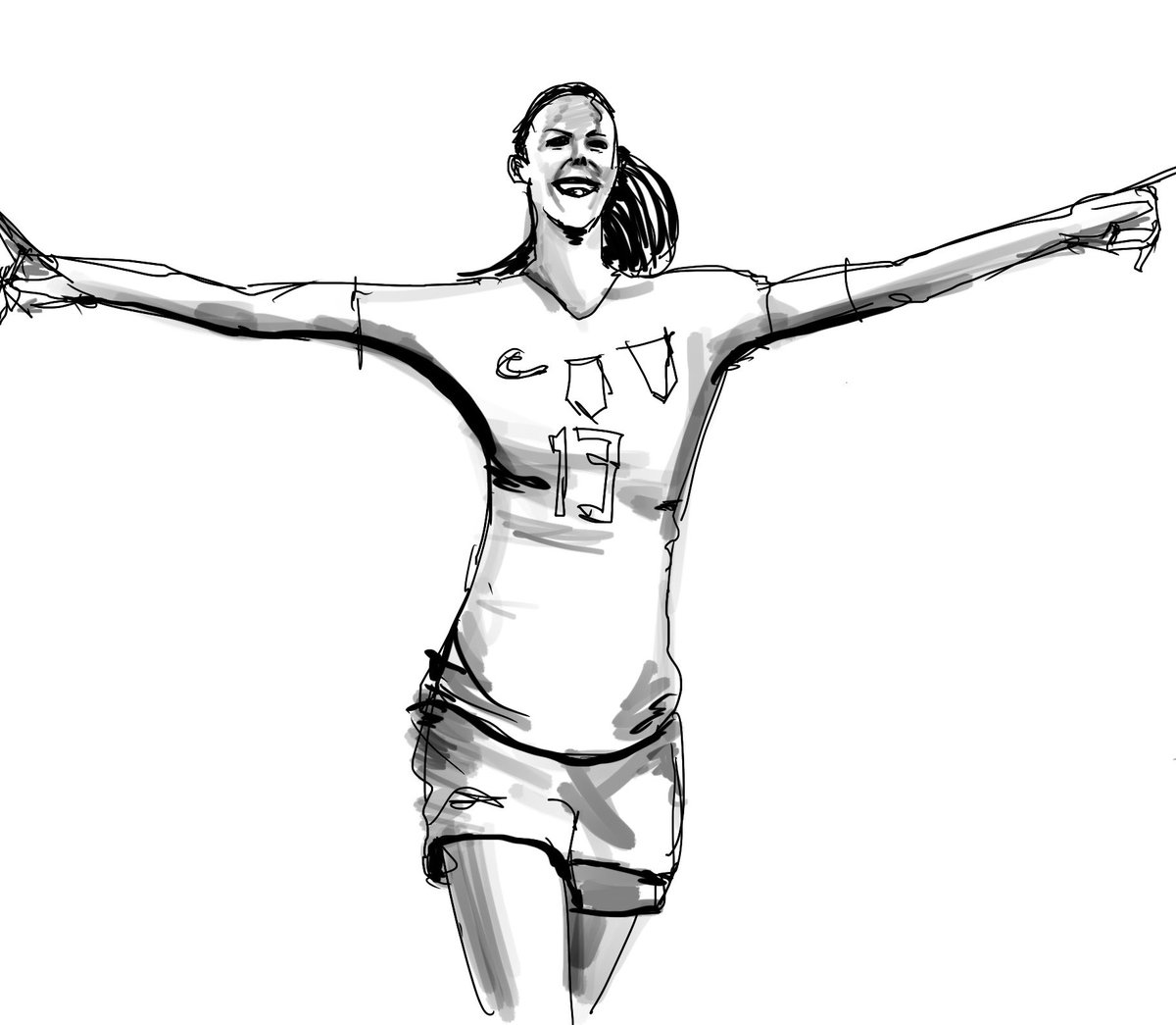 RUD1978's tweet photo. #illustration #art #popart #supermodel #girl #model #athlete https://t.co/aH9pCIABJs