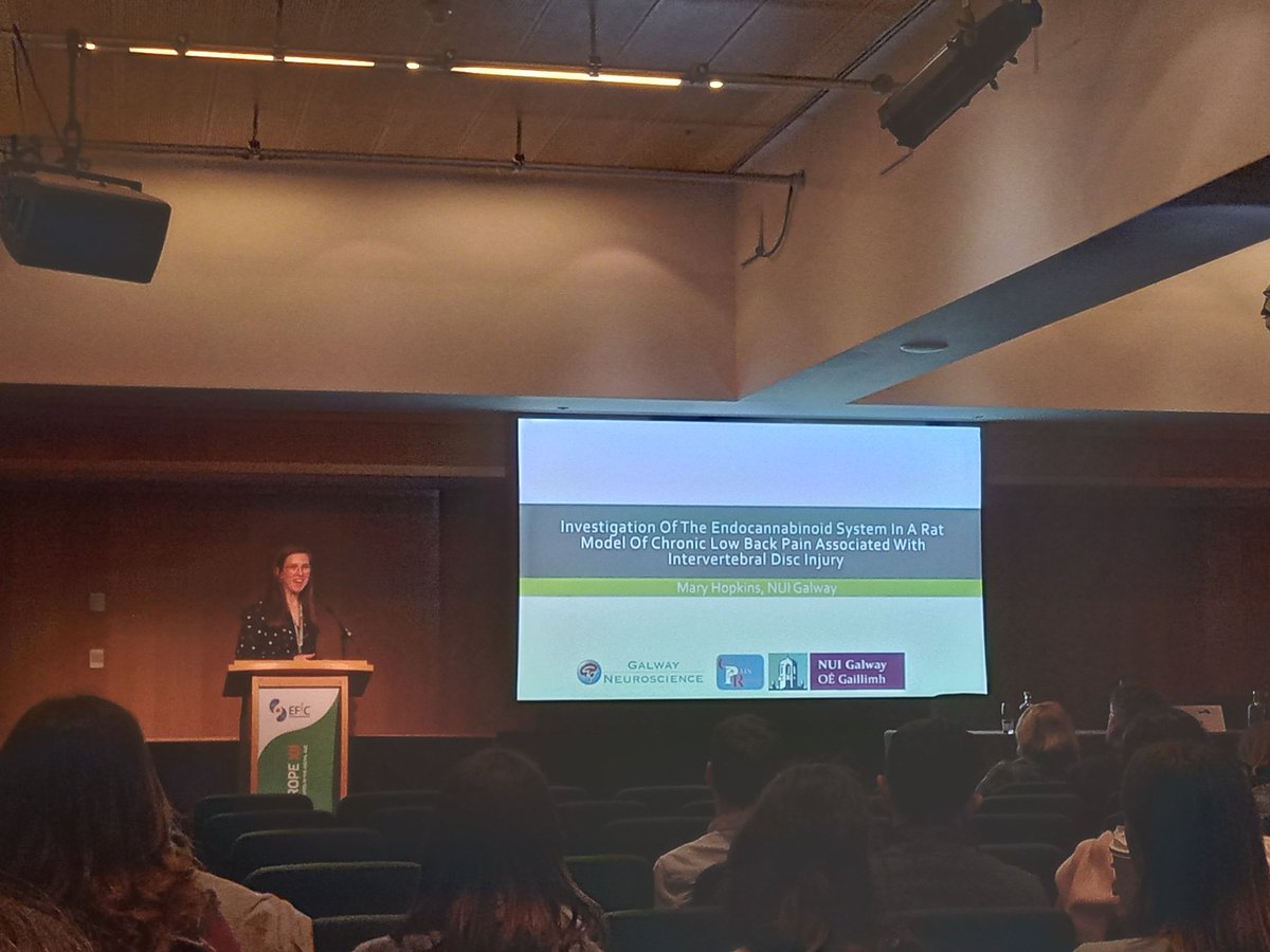 Mary Hopkins: Investigation of the endocannabinoid system in a rat model of chronic low back pain associated with intervertebral disc injury #EFIC2022 #IPS_21