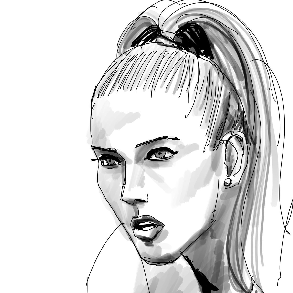 RUD1978's tweet photo. #illustration #art #popart #supermodel #girl #model #athlete https://t.co/BibcJOyRAZ
