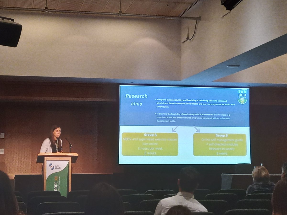 Orla Deegan ’Combined online interactive mindfulness and exercise (MOVE-Online) compared with a self-management guide for adults with chronic pain: A randomised controlled feasibility trial’’ #EFIC2022 #IPS_21