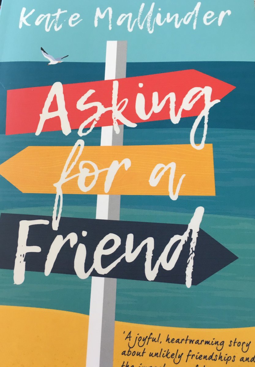 Just been to Weston-super-Mare with Agnes, Hattie and Jake, an unlikely trio, who are all hiding something.  In ‘Asking for a Friend’ by <a href="/KateMallinder/">Kate Mallinder 📚💙</a> the story ebbs and flows between them, and is a delightful read about unexpected and true friendship.