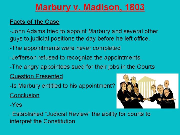 marbury vs madison summary