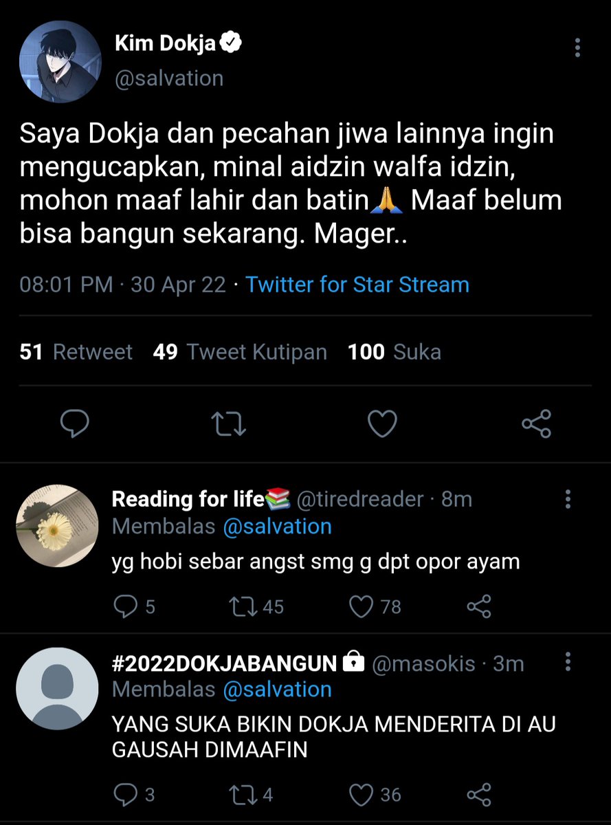 Omnireaderfess's tweet image. *orv cw // spoiler

Mohon maaf lahir dan batin ya guys!