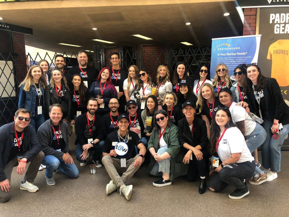 codybarbo's tweet photo. Team @trustandwill rolled deep yesterday to @CONNECTinSD San Diego Innovation Day. We were proud to be the "Inclusion Champion" sponsor, and celebrate with over 3,400 Attendees, 180+ VC's, & 140+ Angel Investors #fivetenthirty https://t.co/gVbLj4QerI