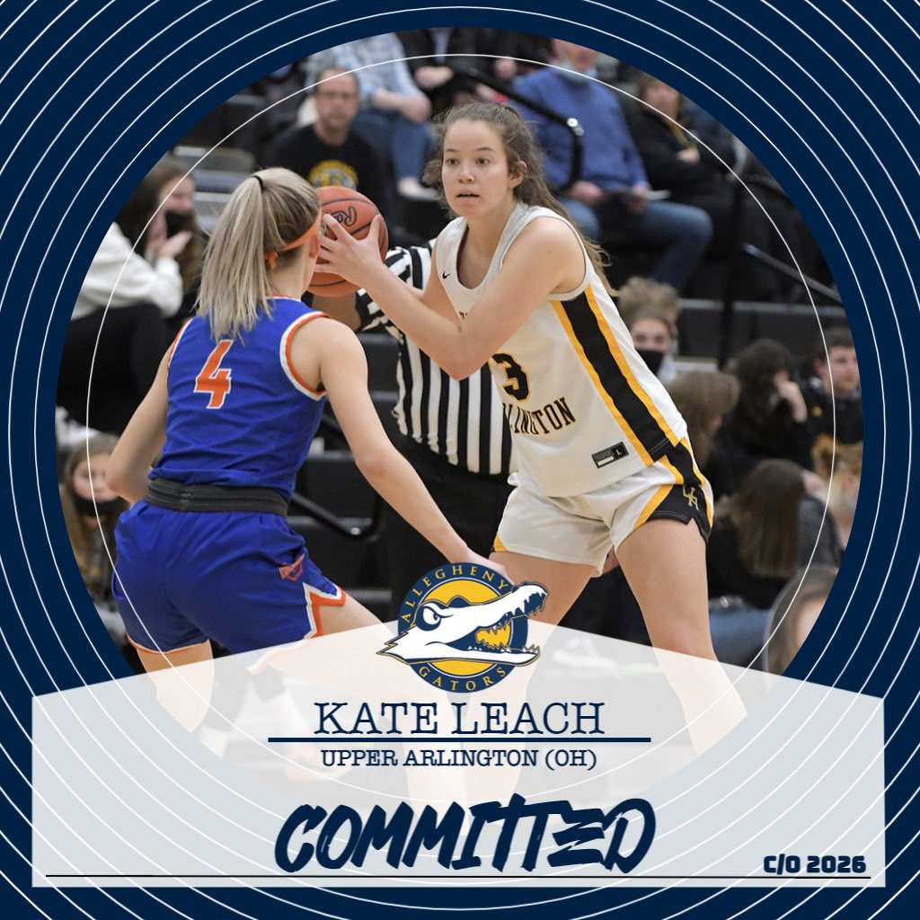 Kate Leach is our next member of the class of 2026. Welcome to the family, Kate. 💛 #COMMITTED