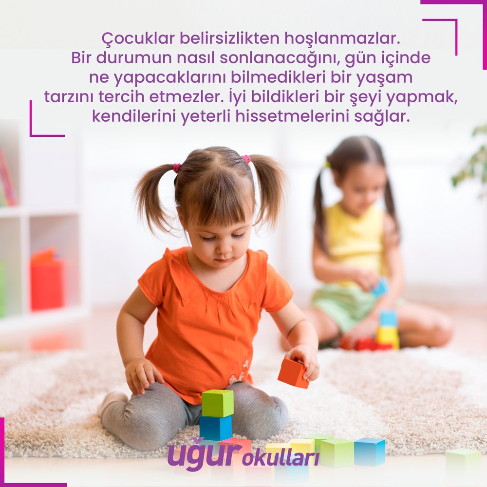0-6 yaş döneminde, hayatın öngörülebilir olduğu duygusunu oluşturan rutinler neden önemlidir ve biz bu rutinleri nasıl uyguluyoruz? 🐣

#UğurluOlmak