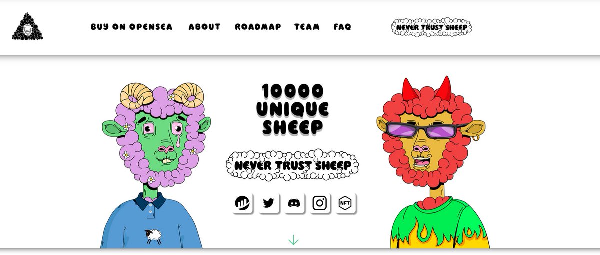 ntsheepnft's tweet photo. Website re-design 🤪
#NFTCommumity https://t.co/o37p9qaZBB
