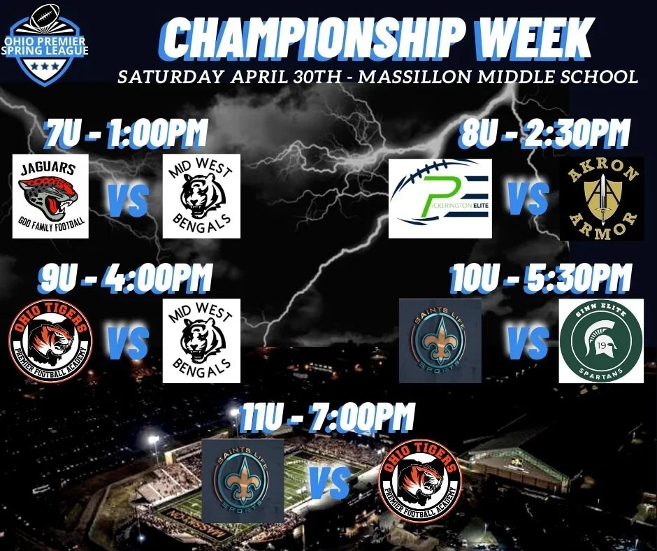 OhioTigers's tweet photo. Good luck to our 9u and 11u spring teams as they compete today for the Ohio Premier Spring League championship! 🐅 💪 🏆
#OnTheHunt #LockEm https://t.co/njW42pjXrM