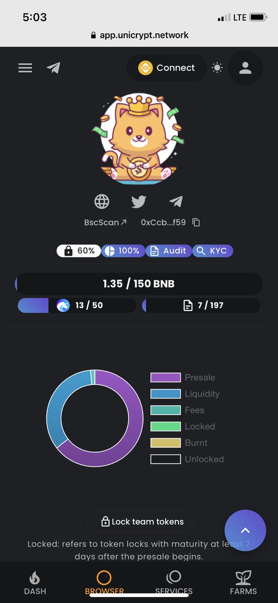 🔥<a href="/Catscashtoken/">Catscashtoken(There’s No Other Official Account)</a>🔥 x10000
✅ KYC on process 
✅ Audited
✅ No team tokens  
✅ Liquidity locked 12 months 
✅ CMC &amp; CG fast track after presale  
✅ Ownership renounce

🚀 app.unicrypt.network/amm/pancake-v2…

🚀Telegram: t.me/Catscashtoken
🚀Website: catscashtoken.com