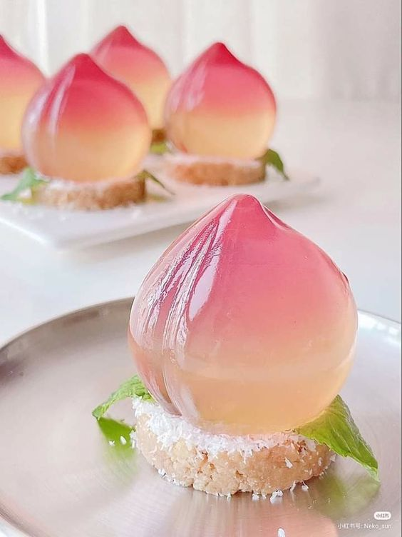 daily_dolce's tweet photo. Sweet peach jello https://t.co/iid5KAQ8pe