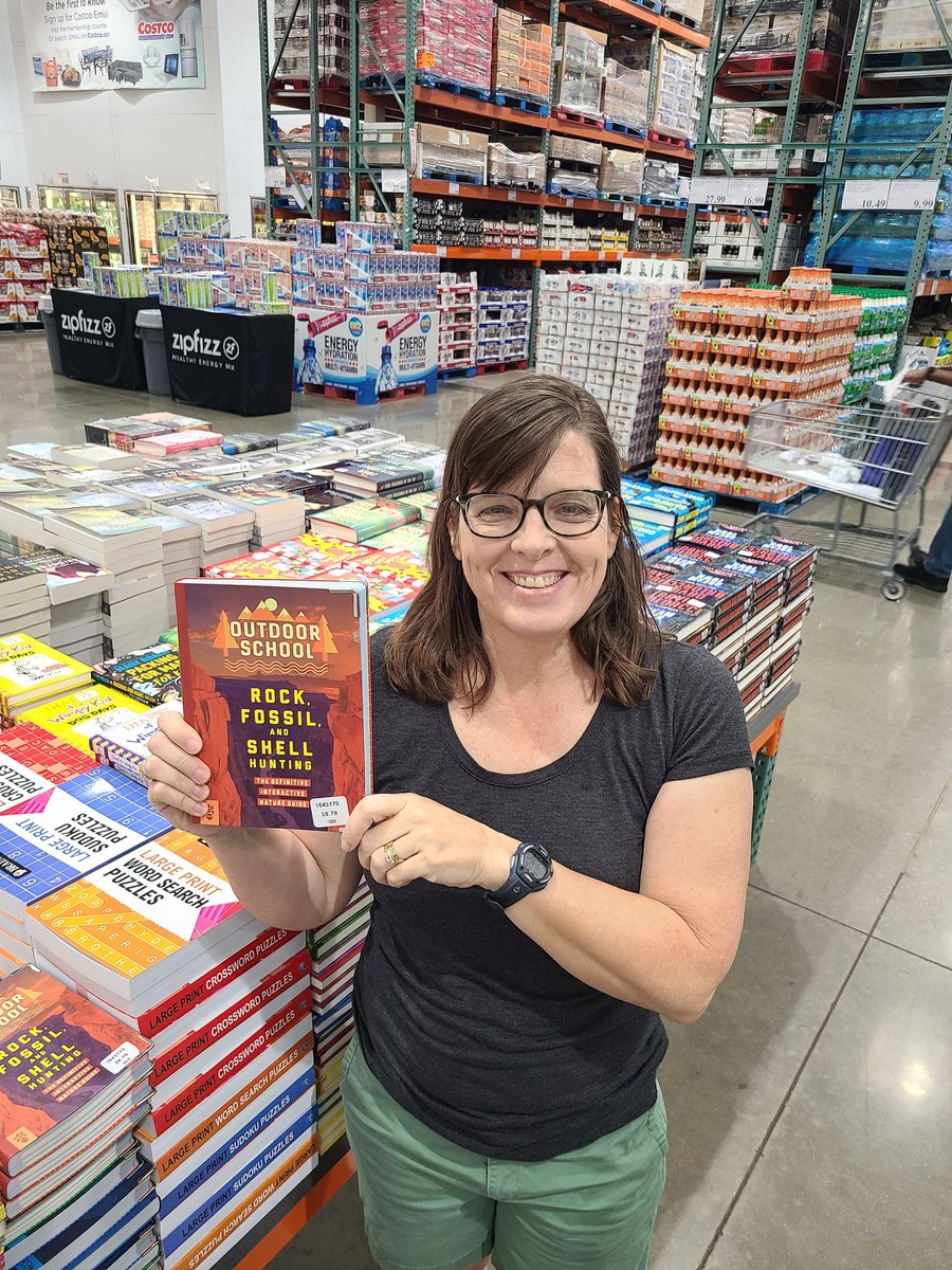 Look what's in @Costco !!! My Rocks, Fossils, and Shells book. Woo hoo!! @odddotbooks @MacKidsBooks @SteamTeamBooks @trueIn2022 #nonfiction #stem #outdoorschool