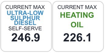 First the bad news: New record prices for these two overnight. BUT also some good. These may dissolve in 24 hours.  A major turn in diesel markets late Friday could well cut prices 20 cents on Sunday.
