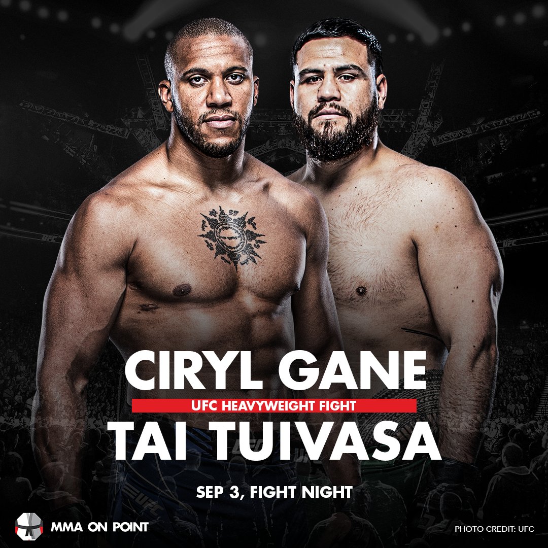 mmaonpoint's tweet photo. No. 1 vs. No.3! A huge heavyweight matchup is going down September 3rd.

Source: Ariel Helwani, Al Zullino https://t.co/kEnCSgwFm2