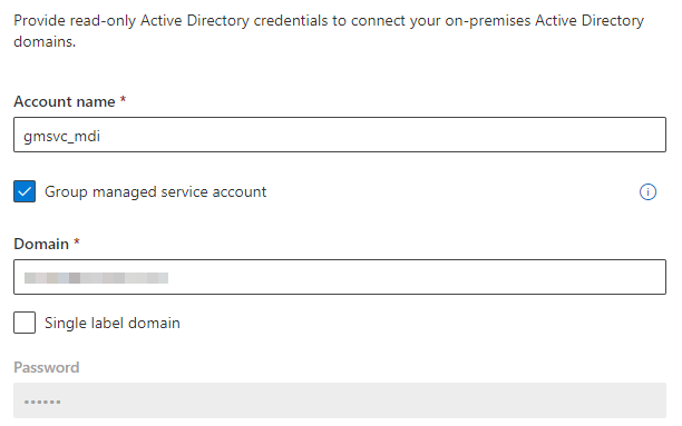 Switch to Defender portal, Settings, Identities, Directory services accounts.Add the newly created credentials https://security.microsoft.com/settings/identities?tabid=directory