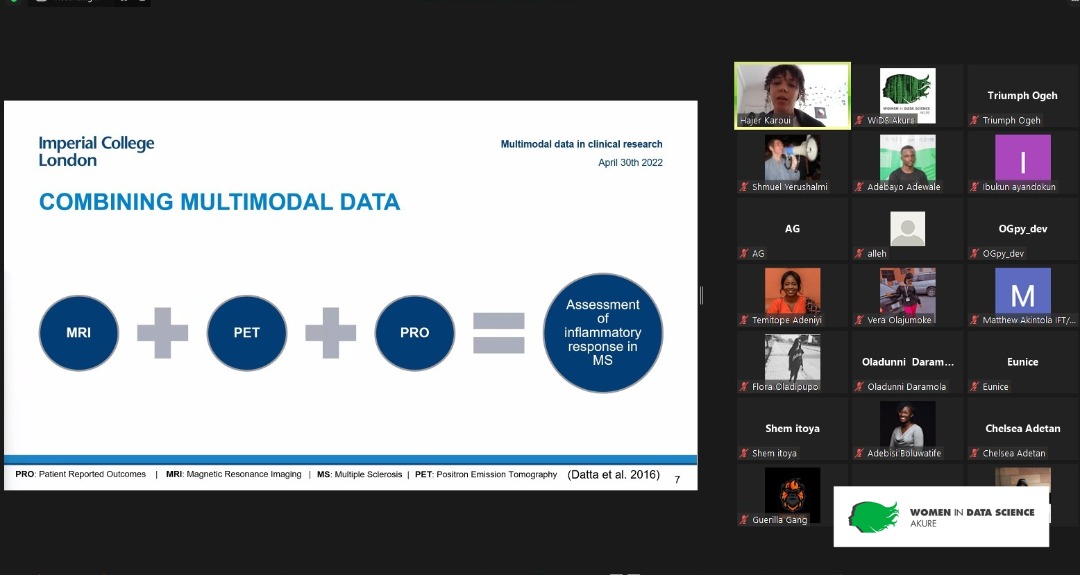 WidsAkure's tweet image. We had the privilege to host @HeajerKaroui , a beautiful moment !!!  

#WiDS2022  #widsAkure2022 , #widsconference  #MachineLearning  #DataScience