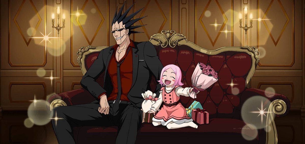 ArrayToGo's tweet photo. If we must continue to have Zaraki Kenpachi units, can they at least be fun seasonals where he's a dad #ConnectwithBraveSouls https://t.co/MyUIVmDo8S