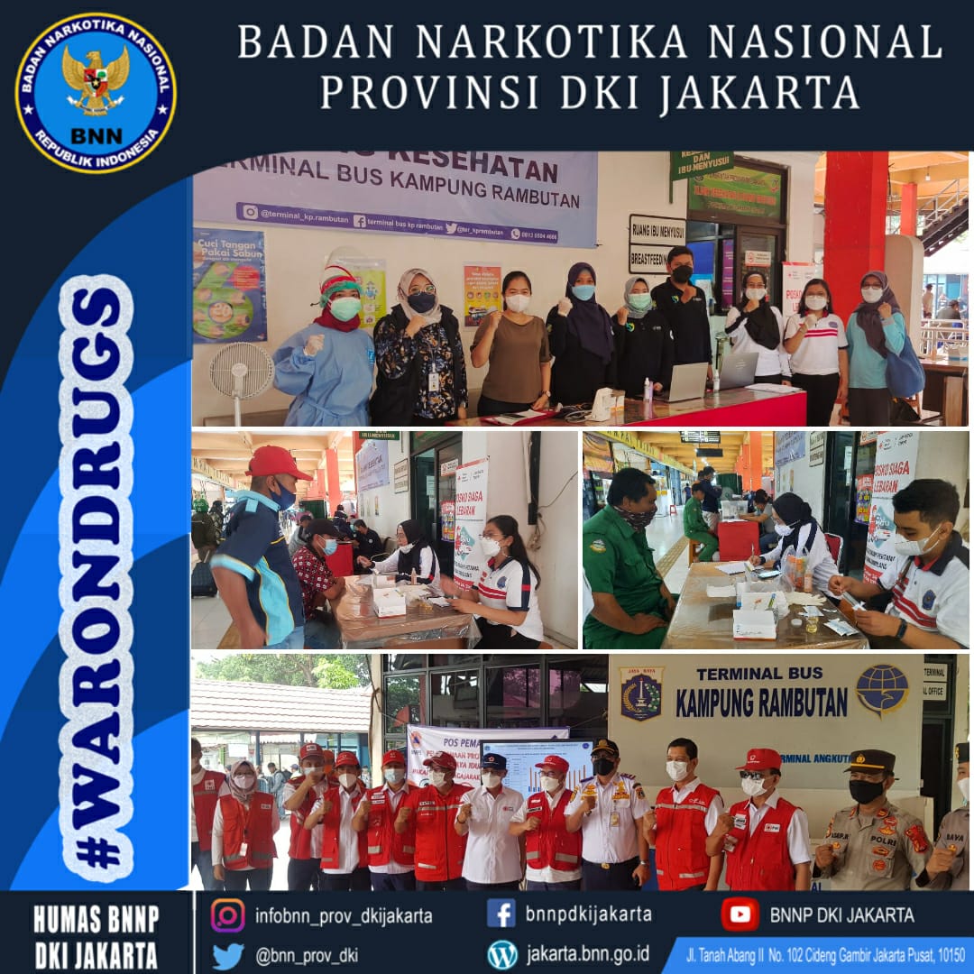 bnn_prov_dki's tweet photo. BNN Provinsi DKI Jakarta melaksanakan kegiatan Pelaksanaan Tes Urine Deteksi Dini Bagi Para Awak Operator Penyedia Jasa Transportasi (Driver), bertempat di Terminal Kampung Rambutan, Jakarta Timur.

#warondrugs
#berantasnarkoba
#cegahnarkoba
#jakartabersinar
#indonesiabersinar https://t.co/fJXr14F7E8