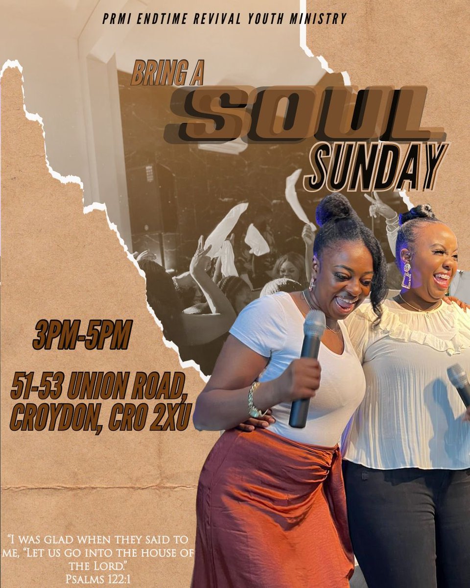 PRMIEndRevYth's tweet photo. Invite a soul that needs Jesus, to church this Sunday! This Sunday is going to be mighty! Don’t miss out!🔥 https://t.co/2DGMDMoSV3