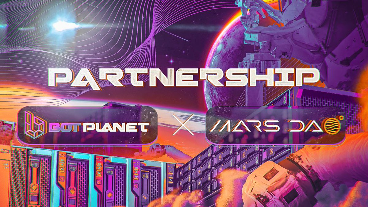 BotPlanet_'s tweet photo. 🤗Bot Planet welcomes our new partners @0xMarsDAO!

👨‍🚀MarsDAO - an opportunity to develop not only on the Bot Planet, but also on Mars!

«We believe that the collaboration between MarsDAO and BOT PLANET offers huge profit…» 

#NFT #DeFi #GameFi #BOT https://t.co/2n0mDFhVzT