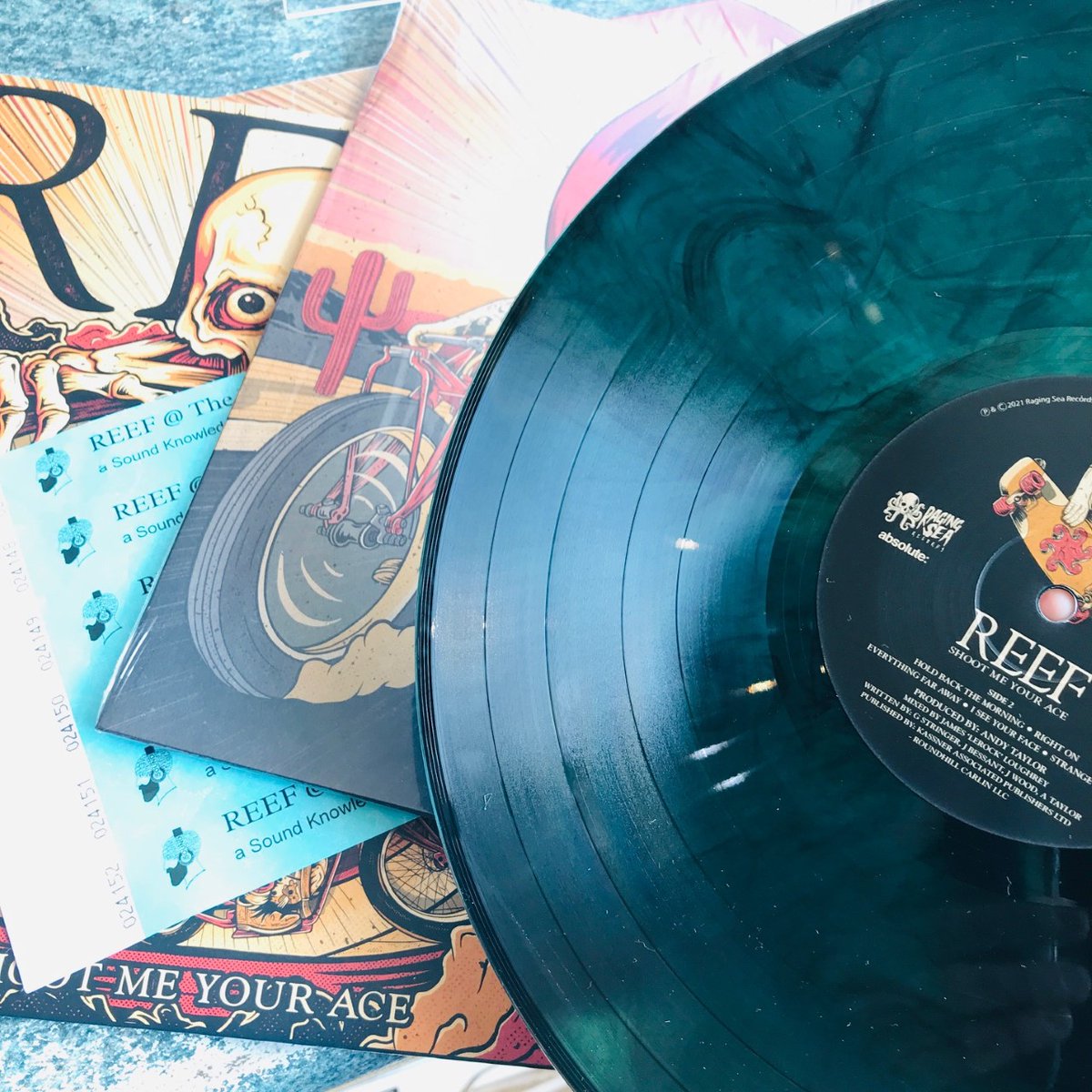 Wristbands and albums are now available to collect from the shop for our <a href="/reefband/">REEF</a> event at <a href="/oakmarlborough/">Royal Oak</a> on Wednesday.