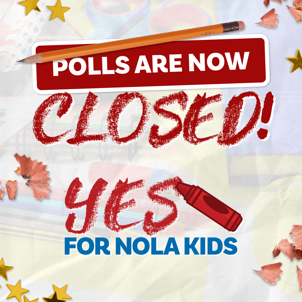 Polls are officially closed, New Orleans! #NOLA