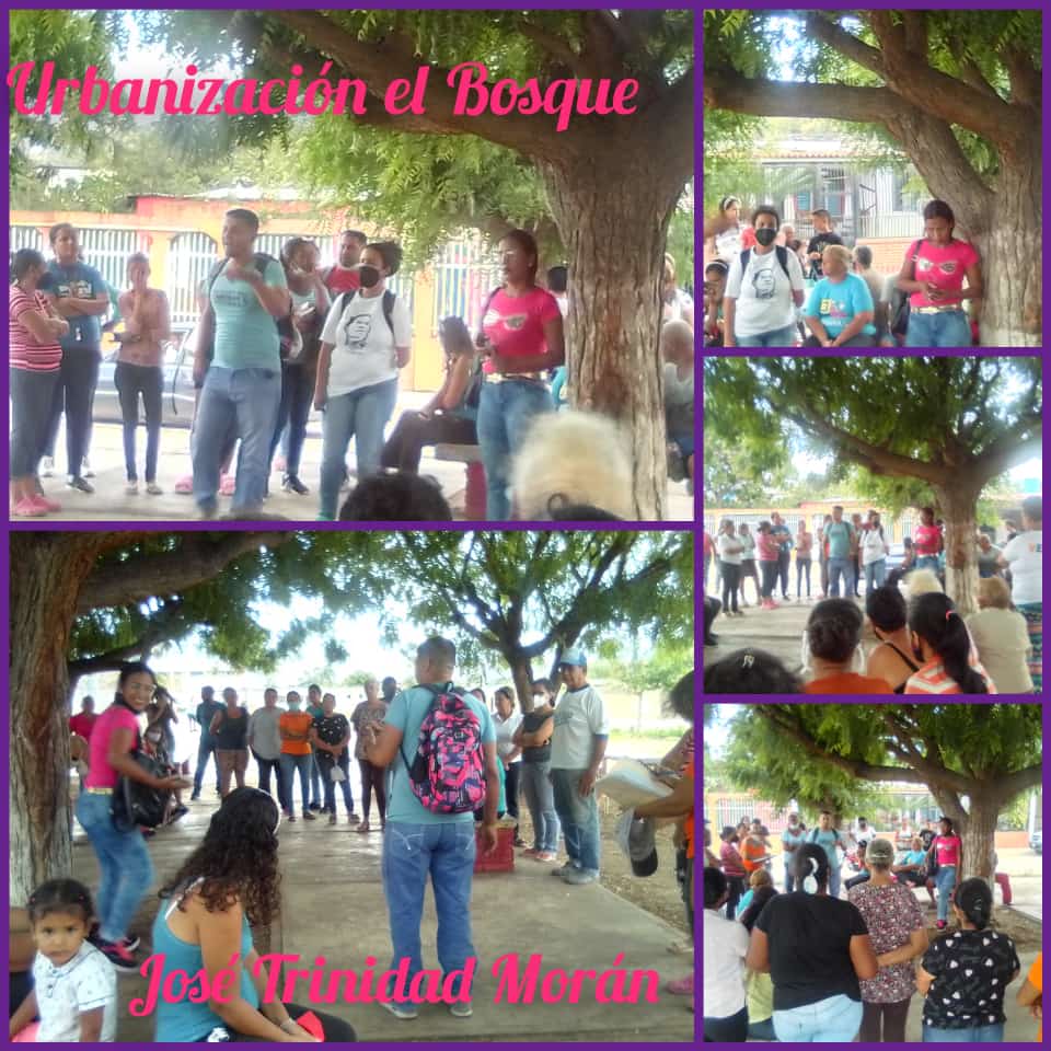 Ayer 29 el equipo de Dirección de Comuna y Activadores de Poder Popular, nos trasladamos a la comuna José Trinidad Morán, Urbanización El Bosque, para dar las orientaciones para el comité electoral y posteriormente las Postulaciones de Vocerias de Concejo Comunal