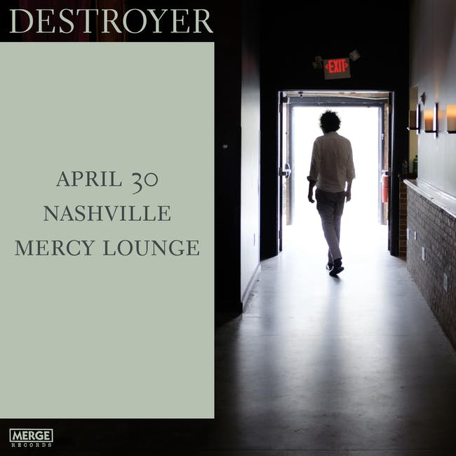 Destroyer brings the LABYRINTHITIS tour to Mercy Lounge TONIGHT, with Rosali! Doors 7pm, show 8pm. Get tickets online or at the venue while they last. 🎟 bit.ly/38CPXxH