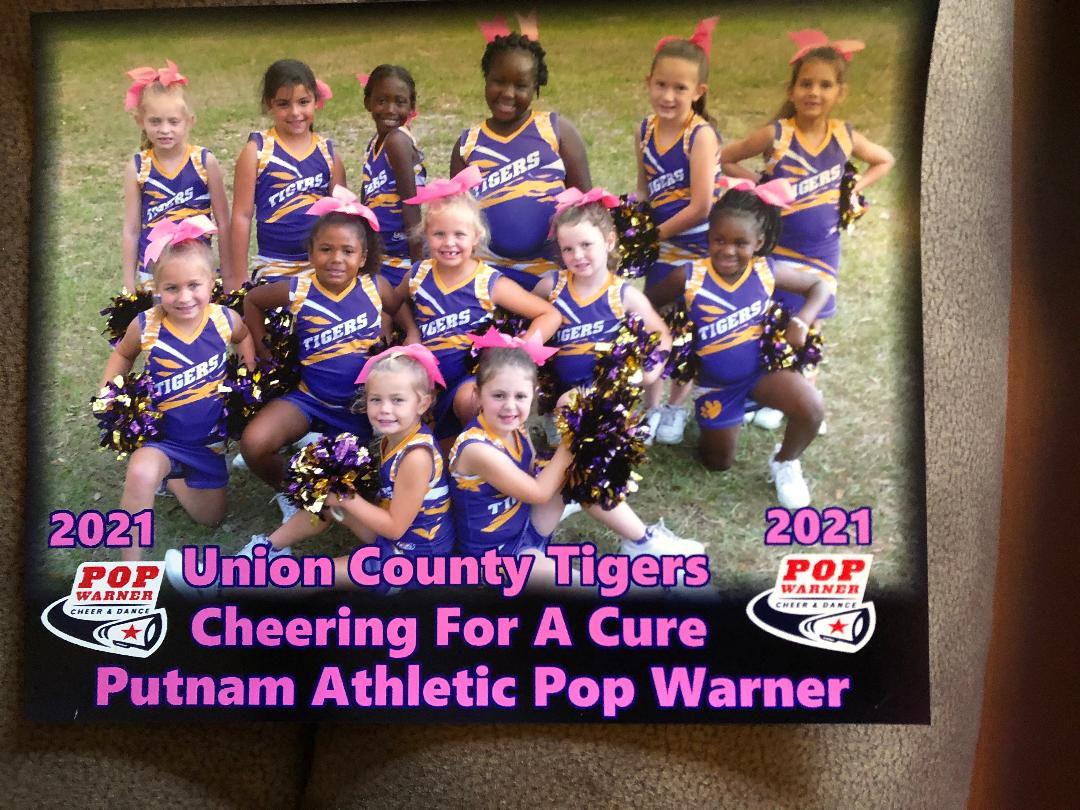 Perrybj55_3c's tweet photo. The Union County Tigers Pop Warner Cheerleaders Rock  
#WeAreSEPopWarner
#PopWarnerCheeranddance https://t.co/kwibcnGs77