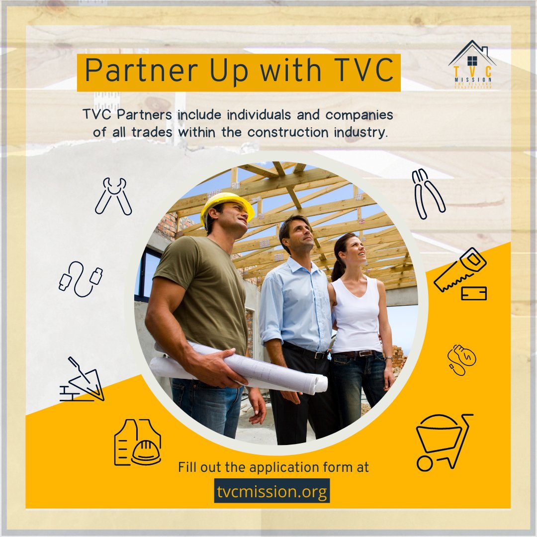 tvcmission's tweet photo. 🏠❤️ We look forward to collaborating!

 https://t.co/lBGyrzSs7v

#tvcmission #nonprofit #thevillageconstruction #rebuild #contractor #builder #charity #donate #giveback #causes #philanthropy #socialgood #volunteer #fundraising https://t.co/E9I8A19aHU