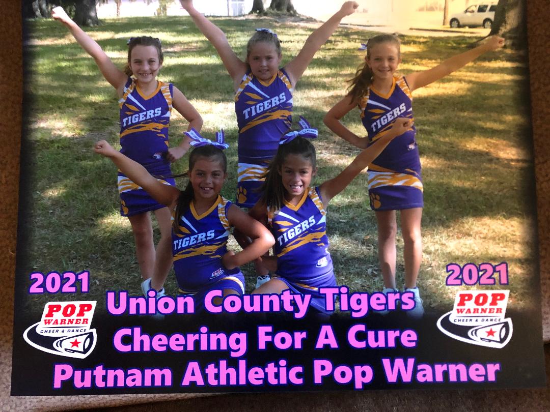 Perrybj55_3c's tweet photo. The Union County Tigers Pop Warner Cheerleaders Rock  
#WeAreSEPopWarner
#PopWarnerCheeranddance https://t.co/kwibcnGs77