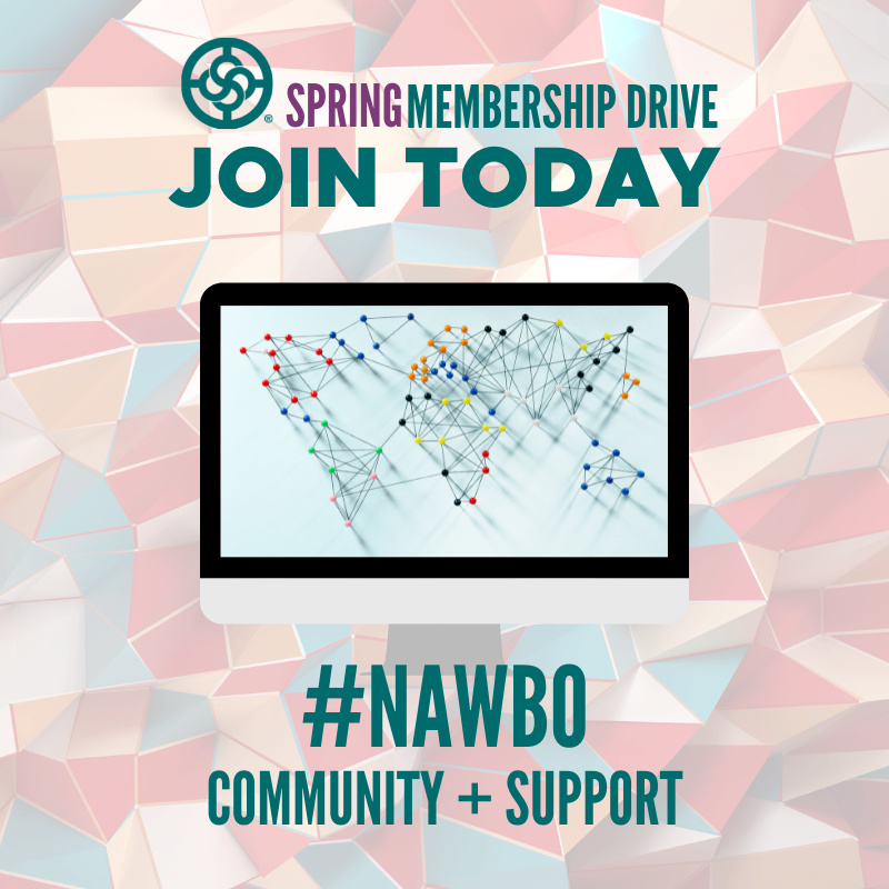 Join NAWBO Kentucky now during our Spring Membership Drive ENDING TODAY to receive $47 off new member initiation fee in honor of NAWBO’s 47th anniversary. 

Visit nawbo.org/membership now!
*This discount is automatically applied at checkout.