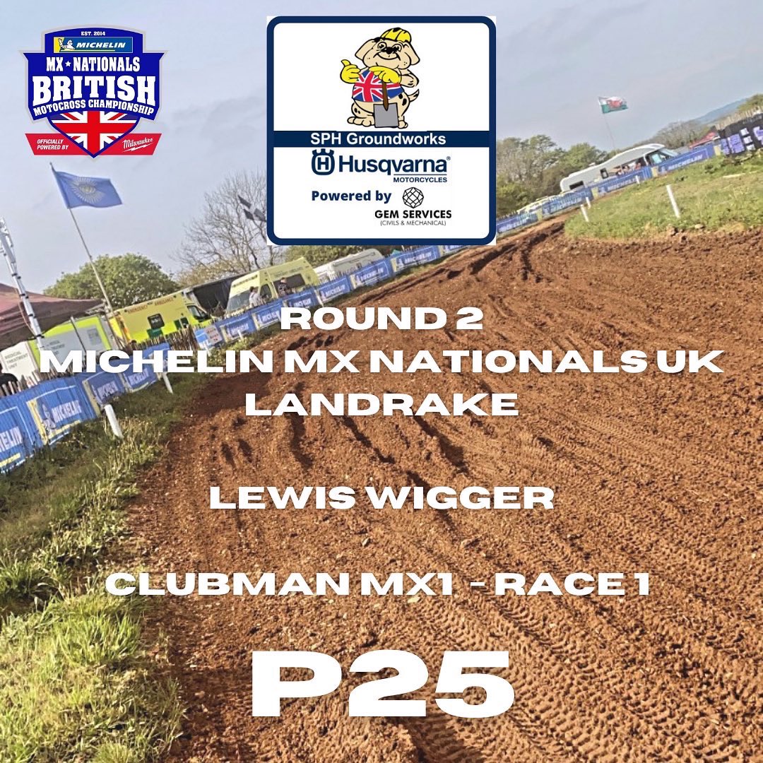 Race 1 results from Landrake for <a href="/mxnationalsuk/">MX Nationals</a> 

#SPHGroundworksHusqvarna #Husqvarna #HusqvarnaMotorcycles #MXN #MXNationalsUK #MXN