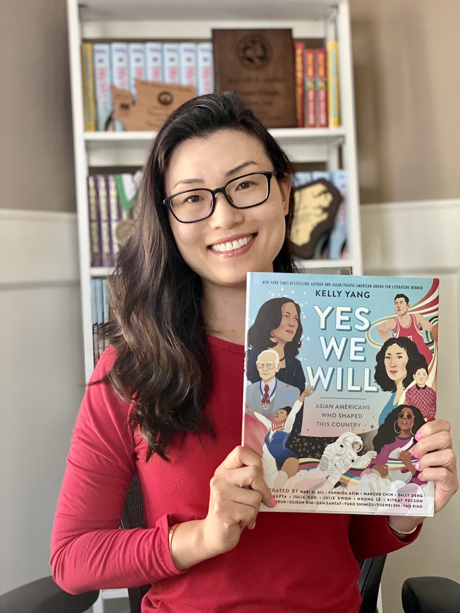 3 days until YES WE WILL! ✨ I wrote YES WE WILL so my kids can see all the glorious possibilities for what they can do when they grow up—if they can see it, they can dream it, &amp; tomorrow they can be it! Pick up your copy from your local indie and happy #AAPIHeritageMonth! ❤️📚🌺