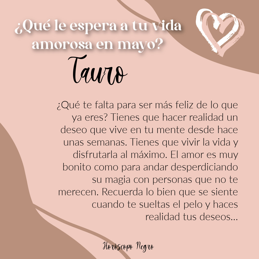 tauro_hn's tweet photo. ¿Qué le espera a tu vida amorosa en mayo?✨🔮✨ #tauro #horoscoponegro https://t.co/kbp379tdC1