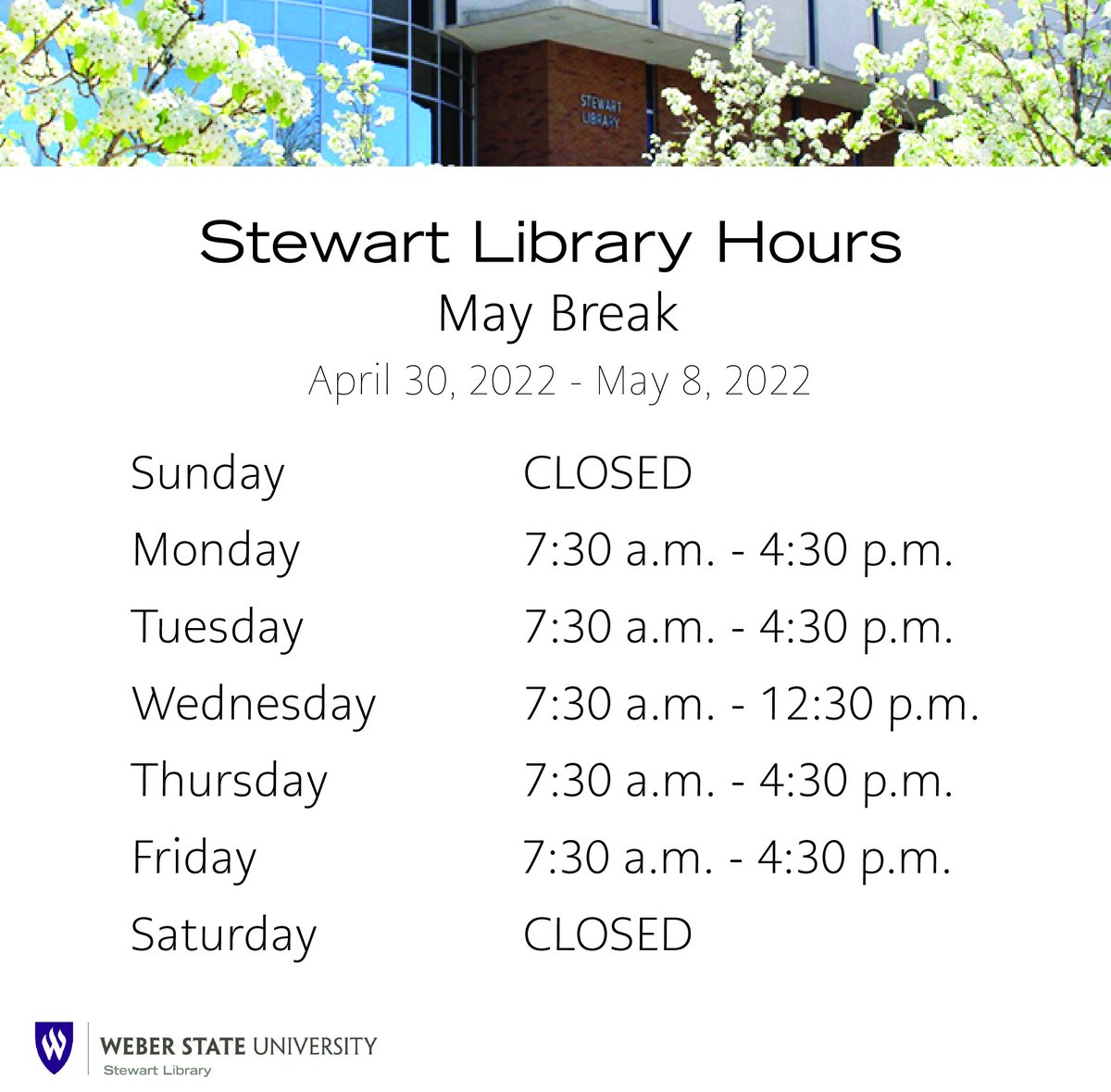 Stewart Library tweet media