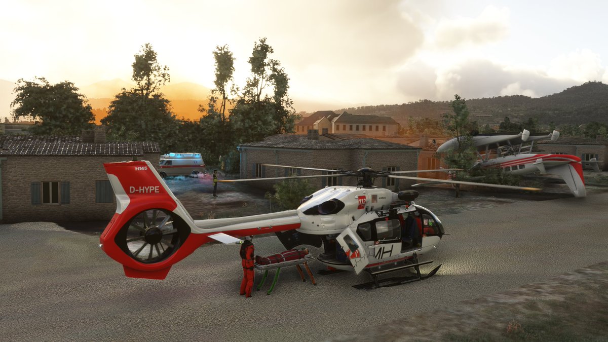 HYPEAircraft's tweet image. Today we released the first HEMS build of our H145 for #MicrosoftFlightSimulator!

The Firefighting variant will be the next to be released, followed by the other variants: Offshore/Coast Guard, Civilian Cargo and Military Cargo🤯

Here are some great shots shared in our Discord!