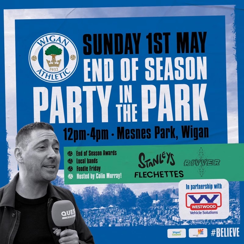 TwoLeftFeetTap's tweet image. LAST MINUTE SHOUT OUT! Street food traders needed for tomorrow Sunday 1st May - for the Wigan Athletic celebration Party In The Park! Will be a crazy busy event - get in touch ASAP if you're free! 😄 #streetfood #foodvans #upthetics #foodtraderswanted #wigan #partyinthepark