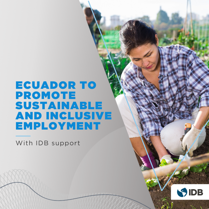 #Ecuador 🇪🇨 will drive equal integration of #Women in the economy and #GreenJobs...
