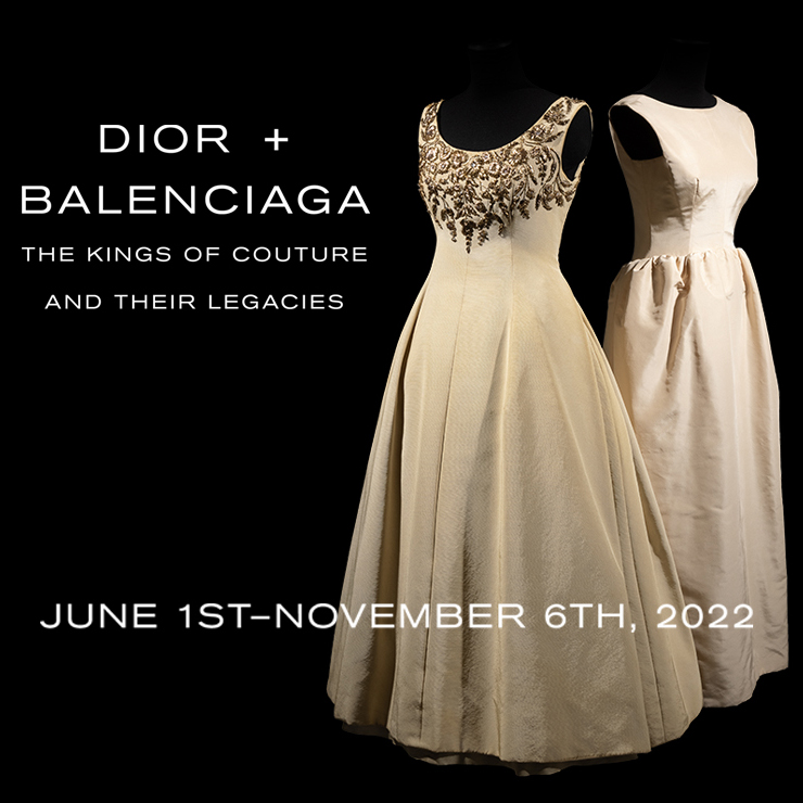 museumatFIT's tweet photo. OPENS SOON: 
“Dior + Balenciaga: The Kings of Couture and their Legacies” 
Their backgrounds and working methodologies were markedly different, yet Dior and Balenciaga produced fashions that captured the era’s hunger for luxury and elegance. 

Opens June 1
https://t.co/UBRzgmTO20 https://t.co/nSiQyjFGc2