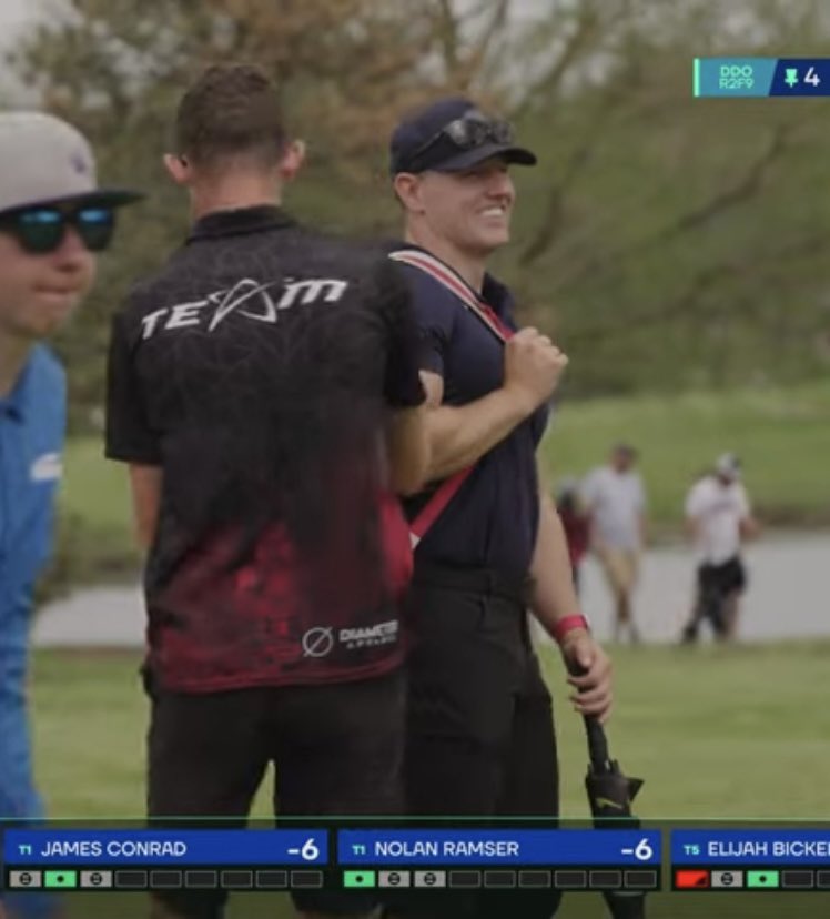 DgOverturned's tweet image. There is a long lost Watt brother and he’s caddying for Thomas Gilbert at DDO