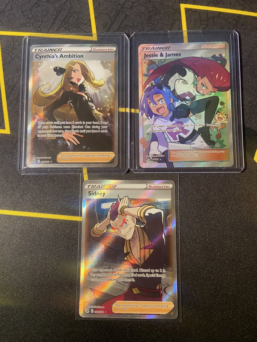 JermzKetchum's tweet photo. ✨Full Art Trainers 2✨

$25 shipped BMWT! Paypal F&amp;F! DM me!

Can sell separately but will only ship $5 BMWT! RTs Appreciated!

@BUYSELLTRADETCG @KevCollects @chasedclay96 @heffoozle https://t.co/EwnccNjTQL